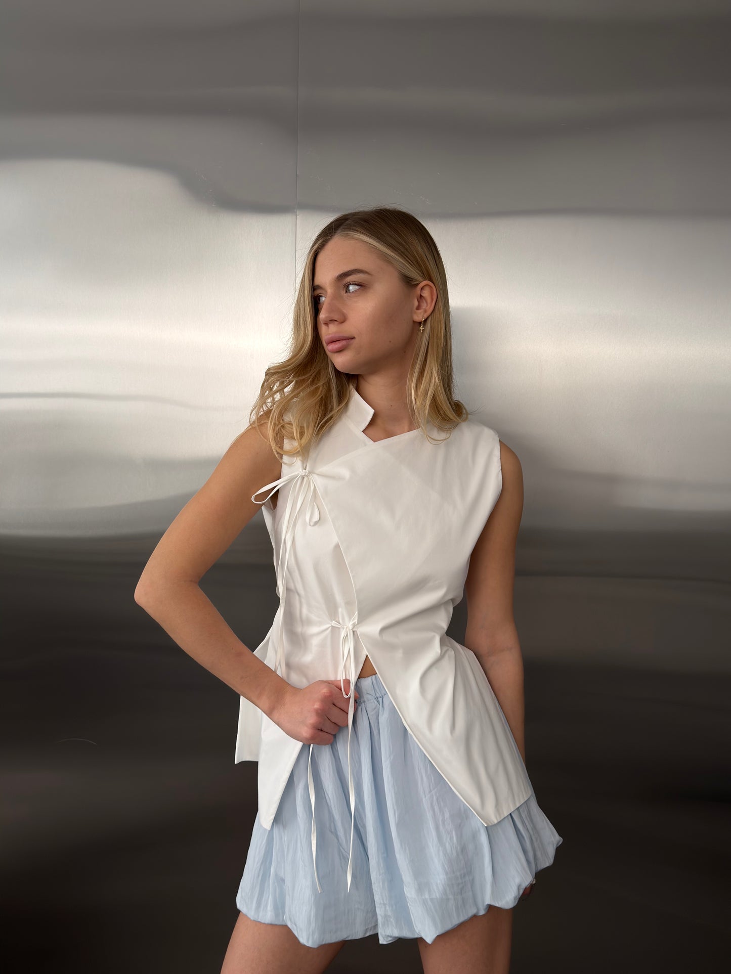 Kyoto tie blouse