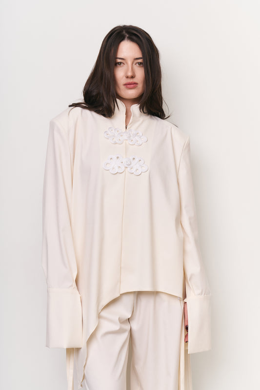 Asian shirt - beige