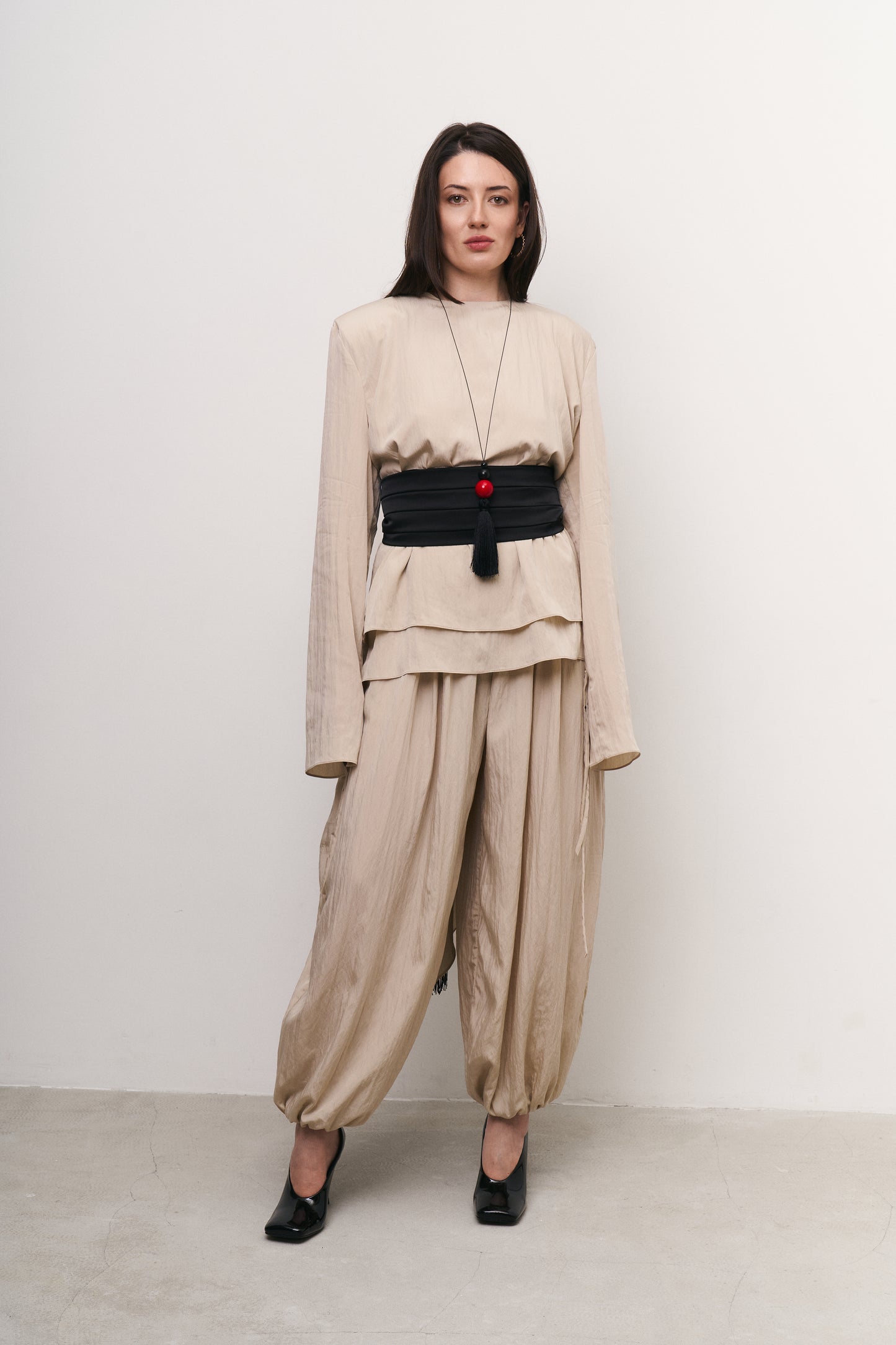 Fringed belt